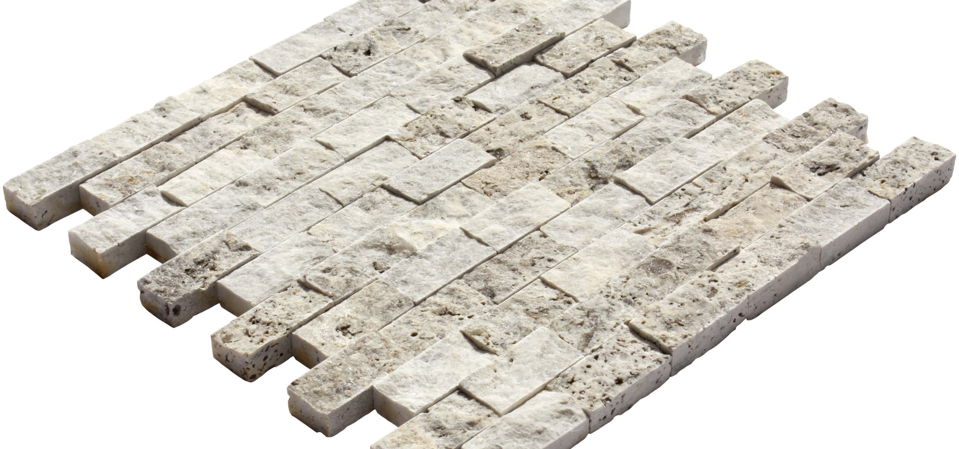 23x48 Split Face Silver Trv.(Doğal Patlatma Taşı)