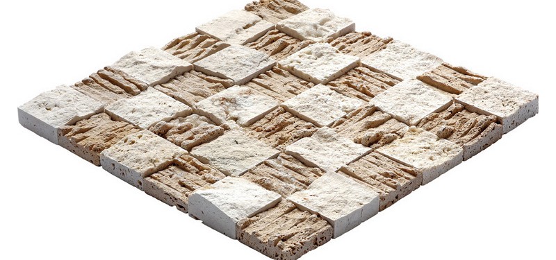 48X48 Taraklı Karaman Light Split Chiaro Miks(Duvar Kaplama Taşı)