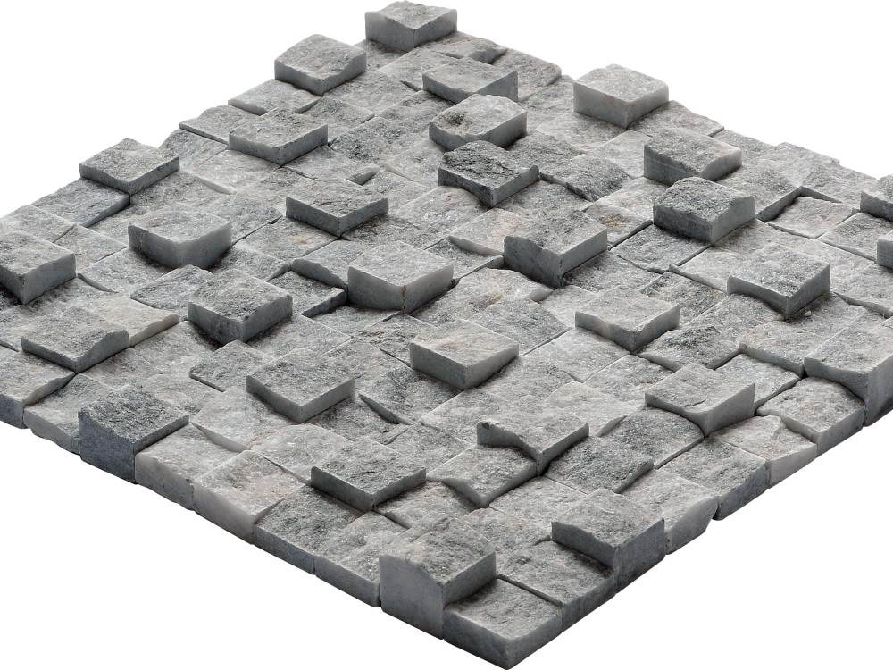 23x23 Nero 3D Split Face (Doğal Patlatma Taşı)