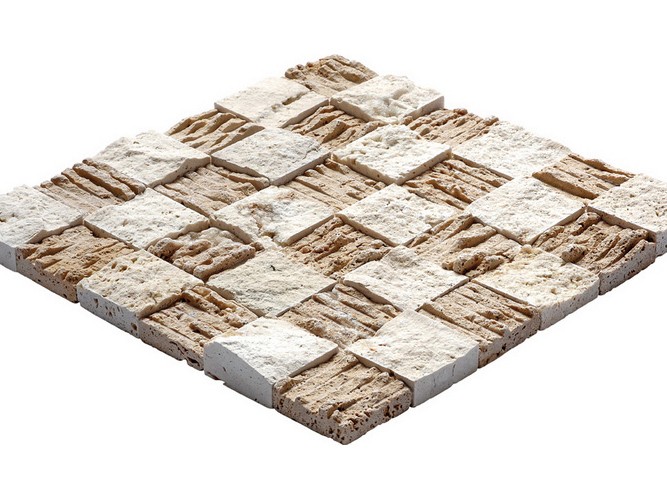 48X48 Taraklı Karaman Light Split Chiaro Miks(Duvar Kaplama Taşı)