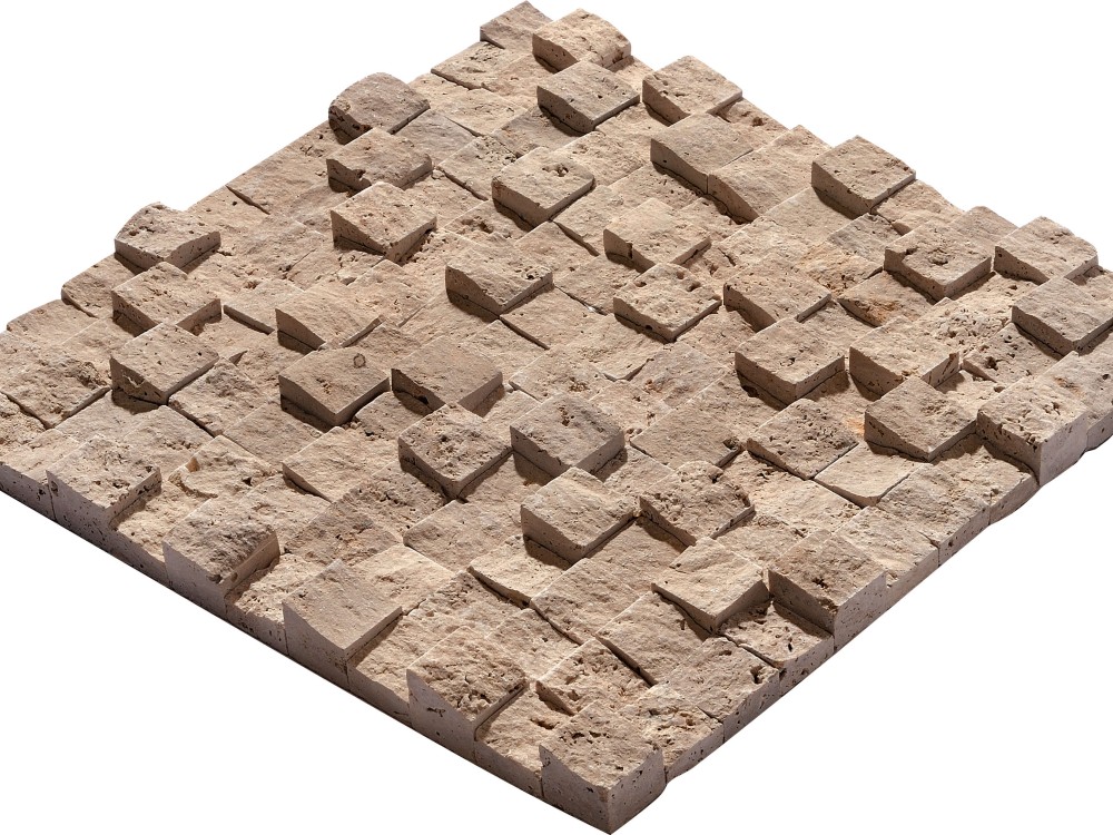 23x23 Noce 3D Split Face(Doğal Patlatma Taşı)