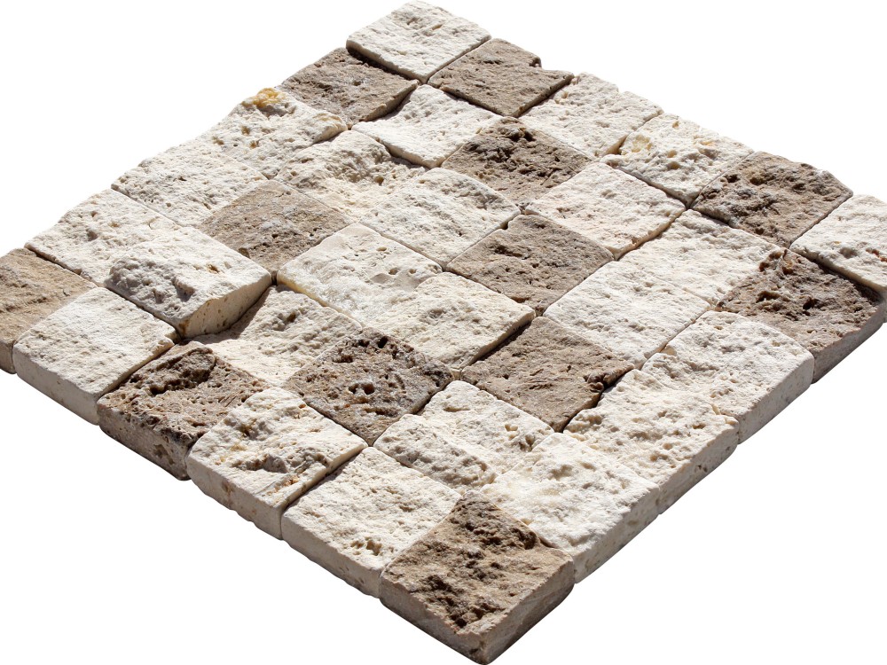 48x48 Eskitme Chiaro Noce Miks Split( Duvar Taşı Kaplaması)